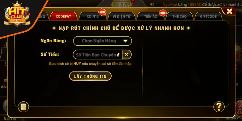 Nạp bằng Code Pay