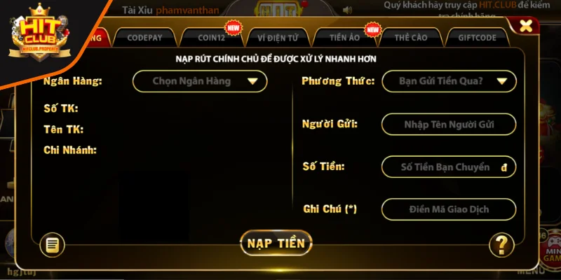 Thông qua ngân hàng